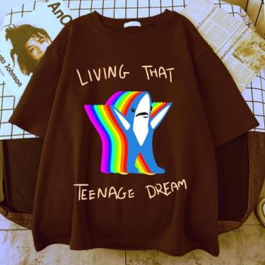 Imagem de Camiseta Katy Perry Left Shark Living That Teenage Dream Unissex - sne