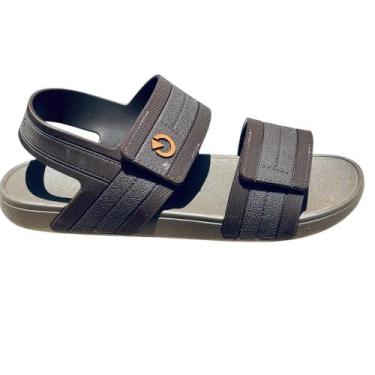Imagem de Sandália Masculina Cartago Bergamo Confortável Produto Original, Marro