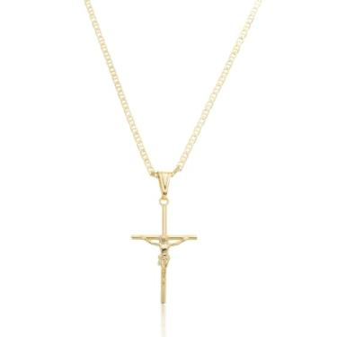 Imagem de Cordão Masculino De Moeda Antiga com Banhada Ouro + Pingente envio Hoje!!