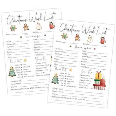 Imagem de Questionário secreto do Papai Noel, lista de desejos de Natal, troca de presentes para atividades de Natal, 25 cartões de preenchimento em branco, ideias de presente de Papai Noel secreto para sala de