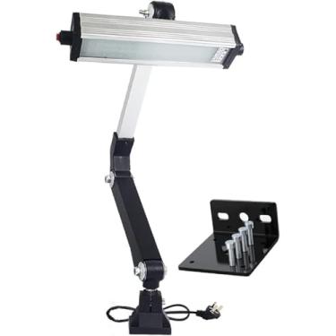 Imagem de Braço Longo Dobrável Led Luz De Trabalho Ac 24v / 36v / 110-220v, Ip66 Candeeiro De Mesa à Prova D'água Luzes De Equipamento Gle Ajustáveis, Para Perfuração De Torno De Ferr, 110-220v, 16W