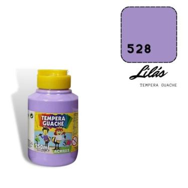 Imagem de Tempera Guache Acrilex 250ml Lilas
