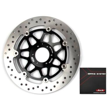 Imagem de Rotor de disco de freio dianteiro Arashi para Honda Hornet 250 1996-2018, peças de acessórios de motocicleta preta