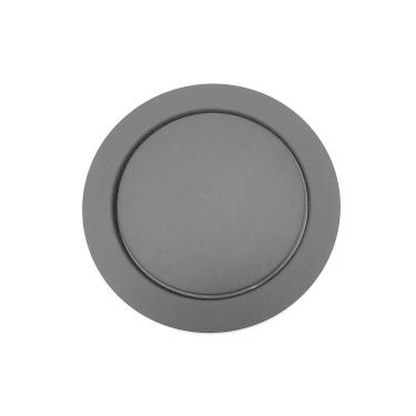 Imagem de Ralo Click Automático Inteligente Para Banheiro Redondo 10x10cm Preto Fosco Luxo