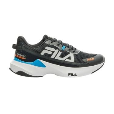 Imagem de Tenis Fila Recovery Masculino Esportivo Ultra Confortavel Cor:Preto;Tamanho:37