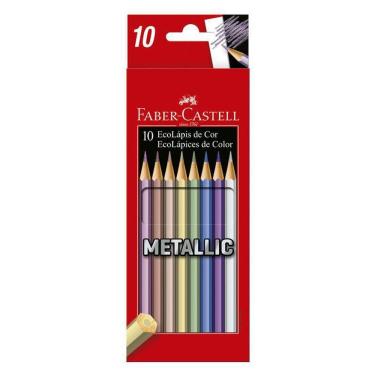 Imagem de Lápis De Cor Faber-Castell 10 Cores Metallic 120410G 26254