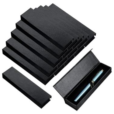 Imagem de 18 caixas de presente, canetas esferográficas pretas vazias, caixa de presente com caneta, almofada, caixa de exibição de joias, estojos de coleção de presentes vazios para aniversário, lembrança de