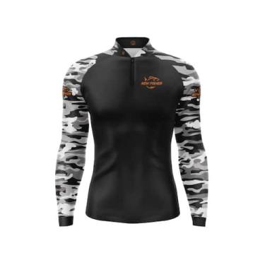 Imagem de Camiseta De Pesca New Fisher Proteção Solar UV NF04 - Savage, (G)