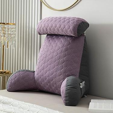 Imagem de Travesseiro de leitura com design de gato, descanso para as costas, apoio lombar, assento de braço, descanso de cama, cadeira, almofada de apoio para as costas para ler ou brincar, sentar na cama