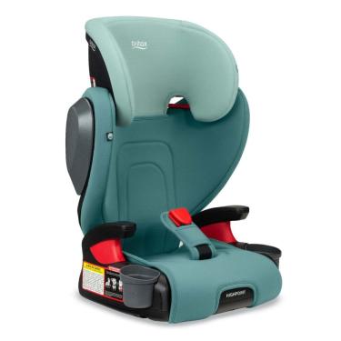 Imagem de Assento elevatório de posicionamento do cinto sem encosto Britax Highpoint, SafeWash Green Ombre