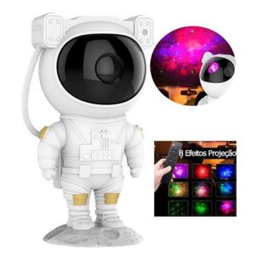 Imagem de Astronauta Luminária Projetor De Luz Estrela Galáxia Nebulosa - XTRAD