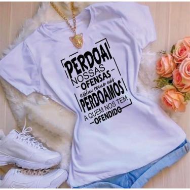 Imagem de Blusa T-shirt Camiseta Feminina Estampada -Gospel- Várias Estampas 14 