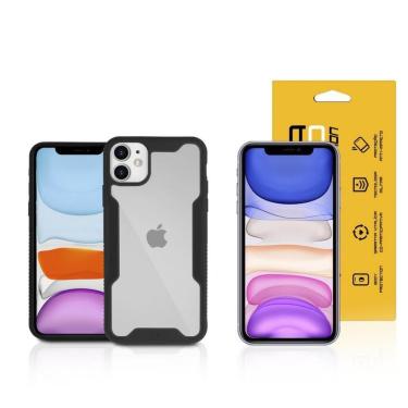Imagem de Kit Capa Case Capinha Dual Shock E Película Nano Vidro Para Iphone 11 - Gorila Shield