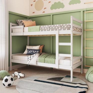 Imagem de Beliche De Madeira Maciça Para Colchão 88x188cm Multimóveis