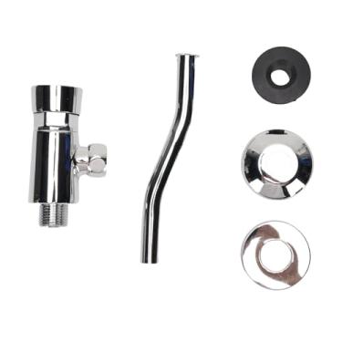 Imagem de Fafeicy Válvula de Descarga de Latão, Torneira de Mictório de Prensa Manual Com Função de Economia de água Material de Latão