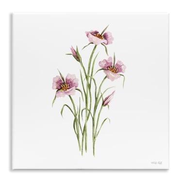 Imagem de Stupell Industries Arte de placa de parede botânica fúcsia mariposa, design de Cindy Jacobs, 12 x 12