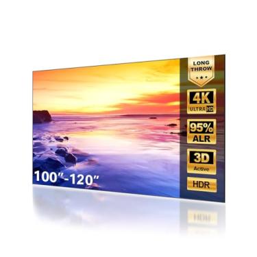 Imagem de NothingProjector Tela de Projetor 120", ALR Rejeição luz ambiente CLR, 4K UHD, Montagem na parede, Superfície para projetores convencionais (Não UST) Home Cinema