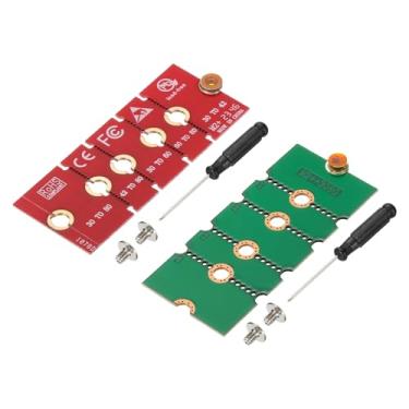 Imagem de PATIKIL Adaptador adaptador estendido NVME M2 NVME 2230 2242 2260 2280, adaptador de extensão M.2 para mudar para tamanho longo com chaves de fenda para home office internet cafés, vermelho e verde