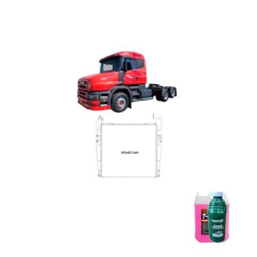 Imagem de Kit Radiador Interc Scania 114/124 Série 4 98/0 Aditivo Rosa 5LT Água Desmineralizada 1LT