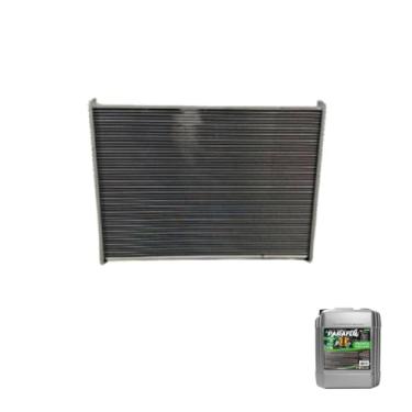 Imagem de Kit Radiador Intercooler Ford Cargo 815E 02 + VW 8140 + Aditivo Paraflu Verde 20L