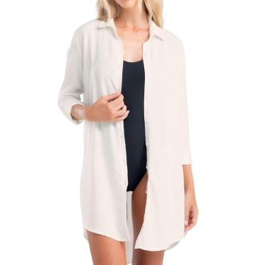 Imagem de Saída De Praia Piscina Camisão Mash - Preto - P-Feminino