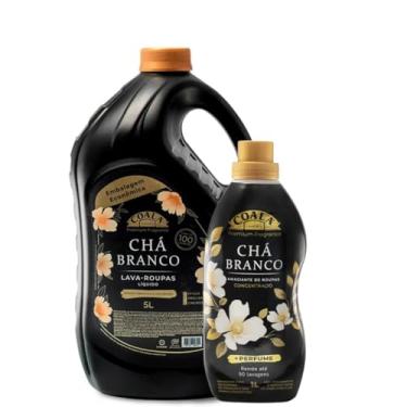 Imagem de Kit Coala Laundry Chá Branco - Lava Roupas 5l + Amaciante 1l