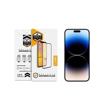 Imagem de Película para iPhone 14 Pro - Defender Glass Preta - Gshield
