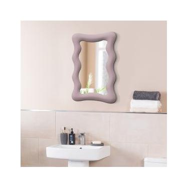 Imagem de Espelho Decorativo Londres Veludo 67x90cm