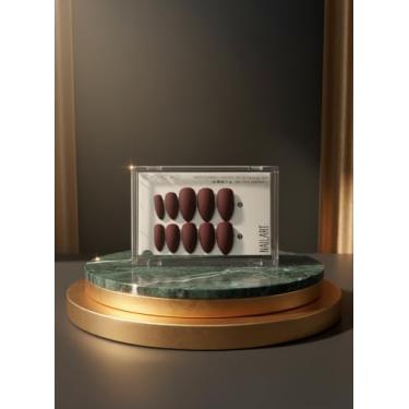 Imagem de Unhas postiças, unhas postiças com glitter rosa, unhas curtas, cola em 24 tamanhos – conjunto de extensão de unhas, ganhe brilho