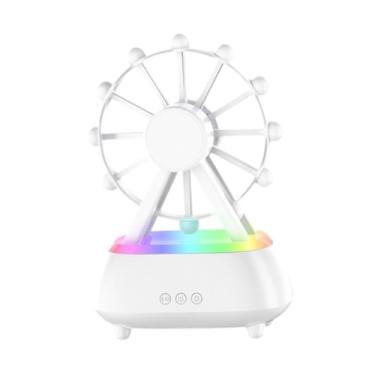 Imagem de Ｂｅｓｇａ Difusor de Óleos Essenciais, Difusor de Aromas Silencioso, Umidificador de Névoa Rotativo de 300ml para Casa, Escritório, Quarto, SPA e Mesa, Branco