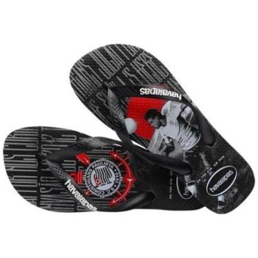 Imagem de Chinelo Havaianas Kids Top Times Brasileiros Original Corinthians-Unissex