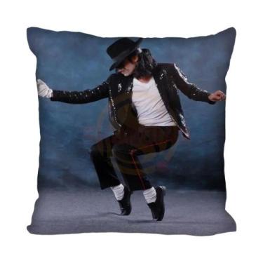 Imagem de Capas De Almofada Personalizadas Michael Jackson Super Star Com Zíper 