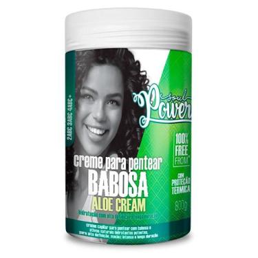 Imagem de Creme para Pentear com Proteção Térmica Babosa Soul Power Aloe Cream H