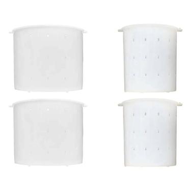 Imagem de 2X Formas Para Queijo Caseiro - 2 Minas 500G + 2 Minas 1Kg