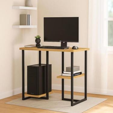 Imagem de escrivaninha mesinha para computador desktop notebook industrial quart