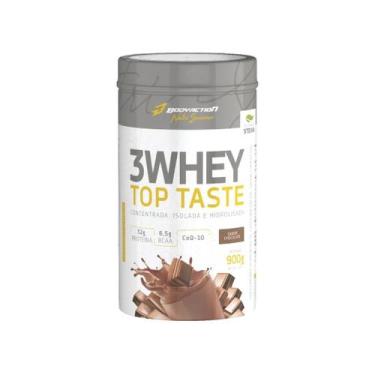 Imagem de 3 whey top taste bodyaction 900g - chocolate