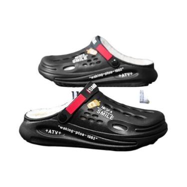 Imagem de Chinelos De Inverno Masculinos Quentes E Peludos, Confortáveis Para Us