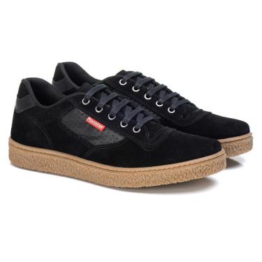 Imagem de Sapatênis Ranster Masculino Em Couro Confortável Preto 3017 PRETO-Masculino