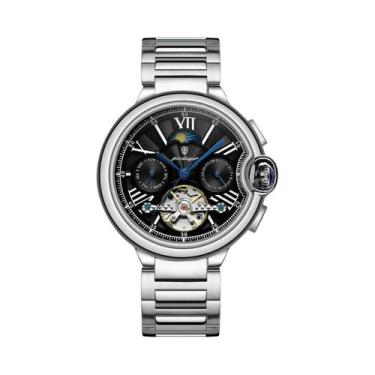 Imagem de Relógio Mecânico Masculino À Prova d'Água Em Aço Inoxidável POEDAGAR, 