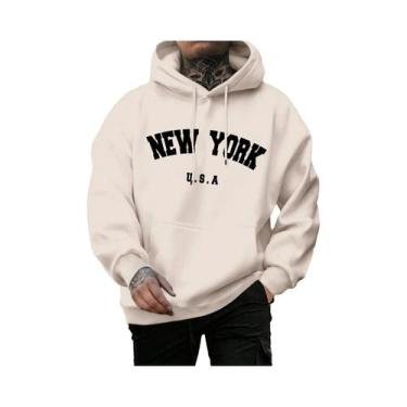 Imagem de Moletom Masculino Oversize Com Estampa Brooklyn Est 1998 Nova York, Es