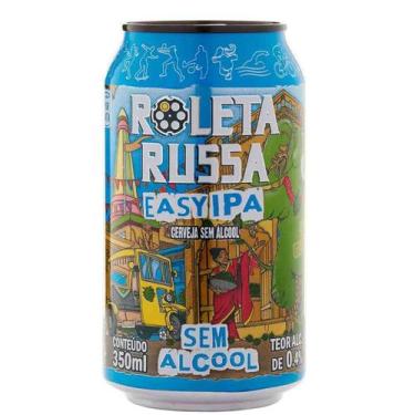 Imagem de Cerveja Roleta Russa Easy IPA Sem Álcool Sem Glúten Lata 350ml