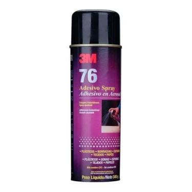 Imagem de Kit 4 Adesivo Spray 3m 76 Tecido Forro Teto Carro Tapeceiro