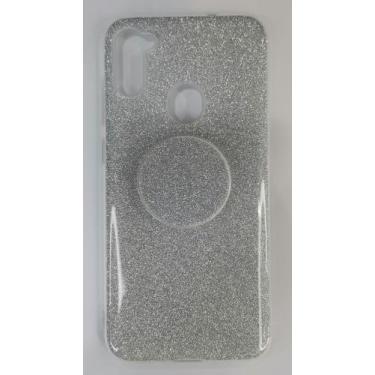 Imagem de Capa Capinha Galaxy a11 Glitter Brilhante Diversas Cores - HHW, Prata
