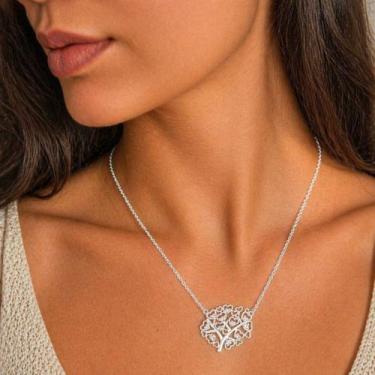 Imagem de Colar Arvore da Vida Elo De Amor Banhado a Prata - DRoss