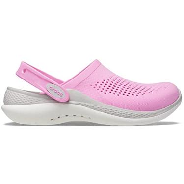 Imagem de Crocs Tamanco unissex adulto Literide 360, Rosa taffy, 43