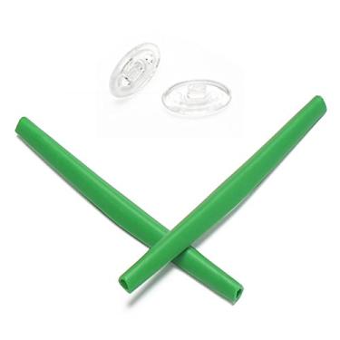 Imagem de Mryok Kits de substituição para fones de ouvido para óculos de sol Oakley Square Whisker – Opt, Verde escuro, One Size