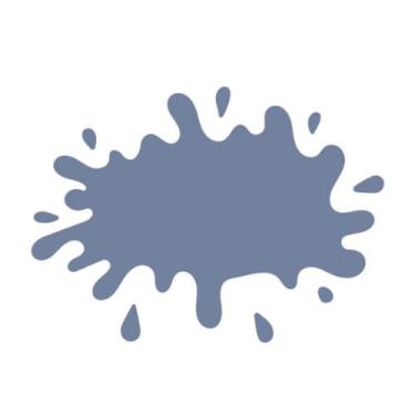 Imagem de Tinta PVA Fosca Cores Frias Gliart 100 ml 086 Azul Jeans