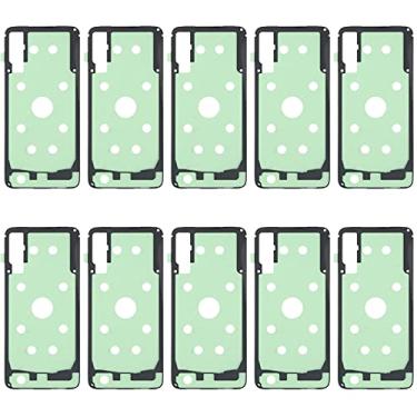Imagem de HUANGYUNCHAO Acessórios telefônicos 10 pcs de volta caixa de capa adesiva para Samsung Galaxy A30 / A50 / A30s Substituição do telefone celular