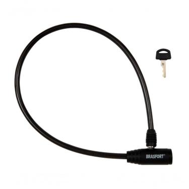 Imagem de Cadeado Bicicleta C/Chave 8Mmx60Cm 7016 Blister