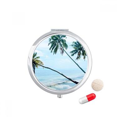 Imagem de Porta-comprimidos, porta-comprimidos, porta-comprimidos, caixa de armazenamento de medicamentos, Ocean Beach